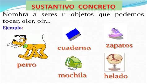 Sustantivos concretos: definición y ejemplos claros - CFN