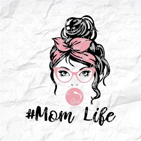 Mom Life Svg Mom Life Skull svg Woman SVG Girl Svg Lady | Etsy