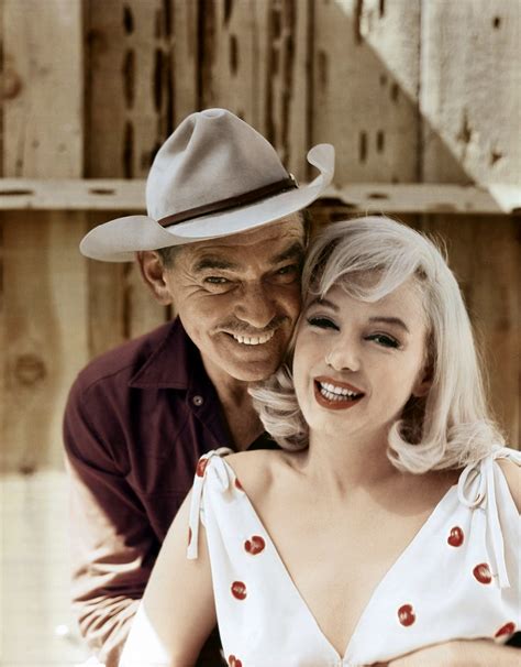 1960. Clark Gable and Marilyn Monroe. | Clark gable, Marilyn monroe ...