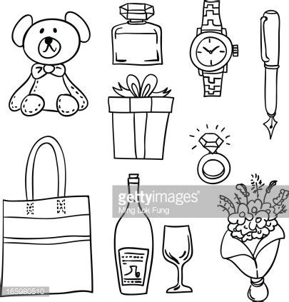 Gift Item In Black And White Stock Clipart | Royalty-Free | FreeImages