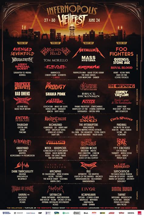 Who do people want added to Graspop that are also playing Hellfest? : r ...