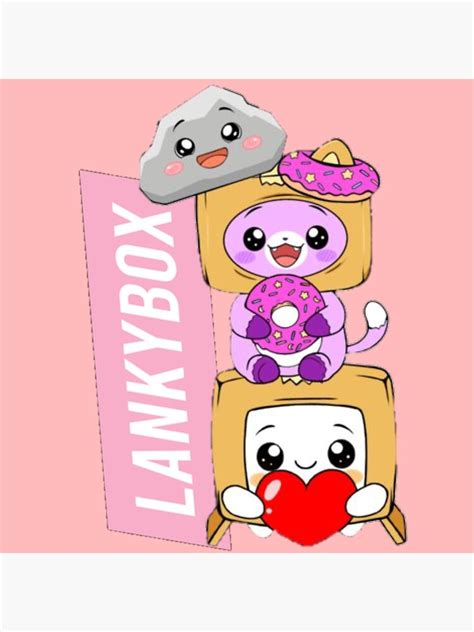 Lankybox Posters - beast gaming mr foxy and boxy lankybox Poster | Lankybox Merch