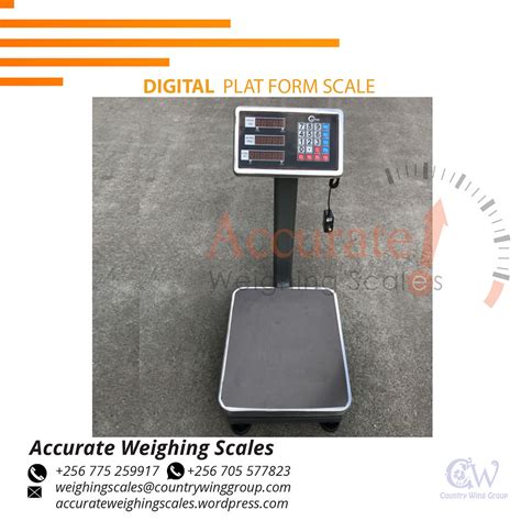 Light-duty platform weighing scales suitable for commercial use