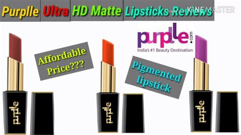 Purplle Lipsticks Reviews 💄💄💄💄💄 - YouTube