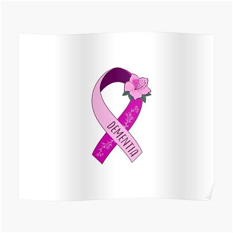 "Dementia Awareness, Dementia Ribbon" Poster for Sale by AnsDesigns ...