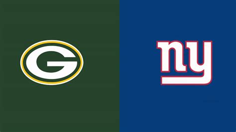 NFL Game of the Week: Green Bay Packers vs New York Giants - YouTube