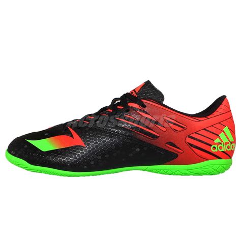 Adidas Messi 15.4 IN Lionel Messi Black Red Mens Indoor Soccer Shoes AF4675