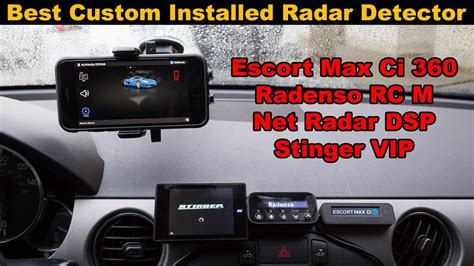 Best Custom Installed Radar Detector Comparison Review: Escort, Stinger ...