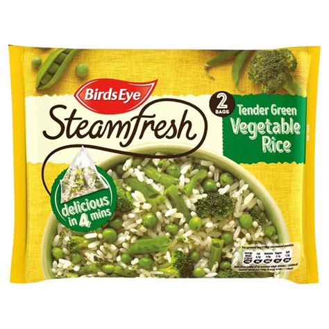 Birds Eye Steamfresh 2 Rice with Tender Green Veg Frozen | Ocado