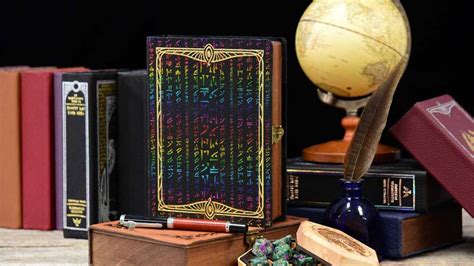 DnD Spellbook Dice Box & Dice Tray - First Edition