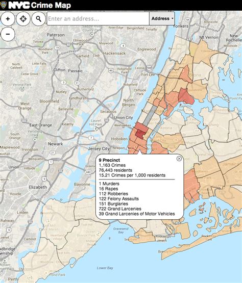 EV Grieve: NYPD's Interactive Map lets you track crimes block by block