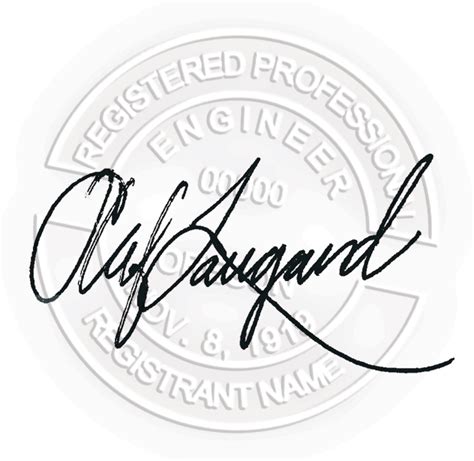 Oregon State Board of Examiners for Engineering and Land Surveying : Seals and Signatures ...