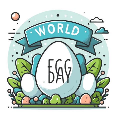 World egg day celebration background banner design illustration ...