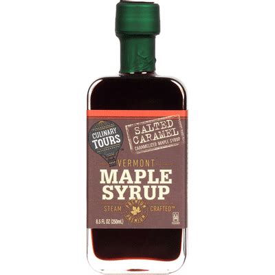 Culinary Tours Maple Syrup, Salted Caramel, Vermont (8.5 fl oz) - Instacart