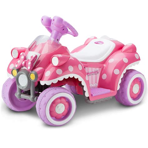 Disney 6V Battery Toy Ride-On - Quad by KidTrax - Minnie Mouse