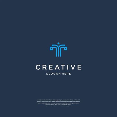 minimalist monogram initials letter t logo design inspiration 17598631 Vector Art at Vecteezy