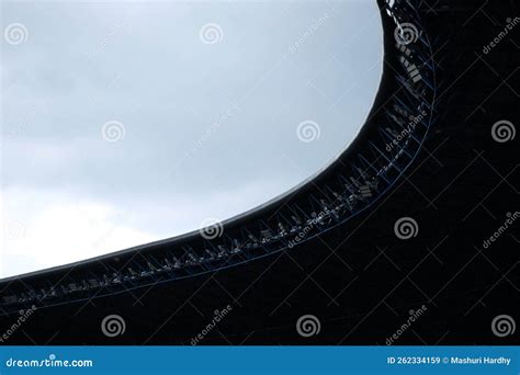 The roof of a stadium stock image. Image of protect - 262334159