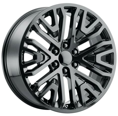 22 x9" inch GMC Yukon OE Replica Wheels Gloss Black 2019 GM Accessory Rims