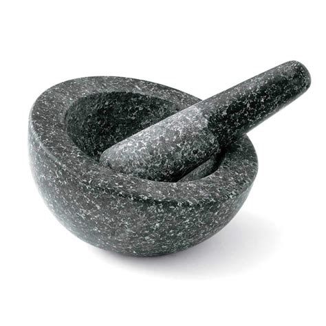 Buy Koja Granite Mortar & Pestle Stone Grinder Set for Mixing Spices ...