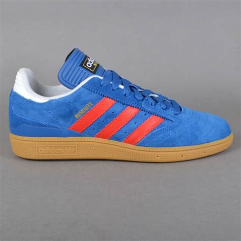 Adidas Skateboarding Busentiz Skate Shoes - EQT Blue/Scarlett/FTW White ...