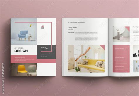 Interior Design Brochure Template Stock Template | Adobe Stock