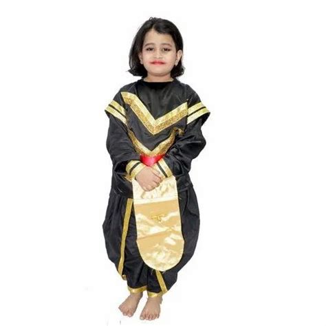 Girl Chhau Dance Costume Black And Golden at Rs 999/piece in Greater ...