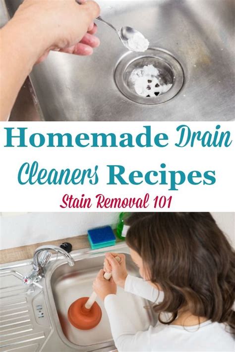 Homemade Drain Cleaners Recipes | Homemade drain cleaner, Cleaner ...