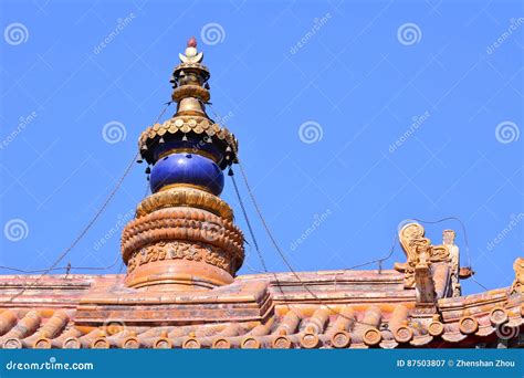 Chinese Ancient Architecture - Lama Temple Stock Image - Image of ...