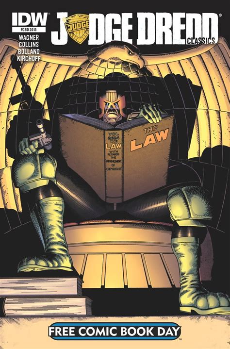 Judge Dredd Classics Series, Free Comic Book Day Issue Coming From IDW