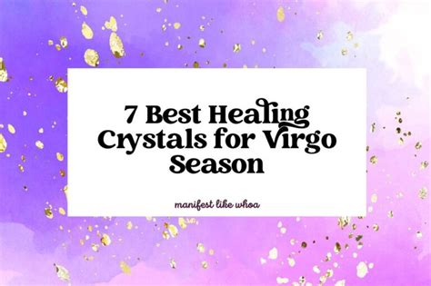 7 Best Healing Crystals for Virgo Season (Astrology Crystal Healing ...