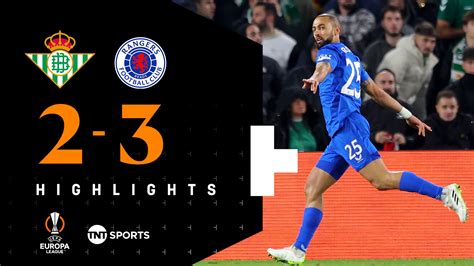 Real Betis v Rangers highlights - UEFA Europa League action as Gers win ...