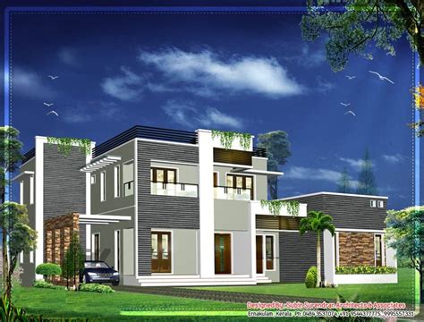 Latest Kerala Home design at 2012 sq.ft