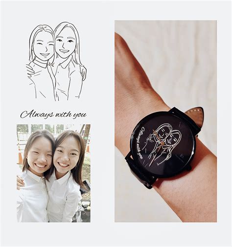 The Minimalist Watch with Customized Dial Illustration | Praise Wedding ...