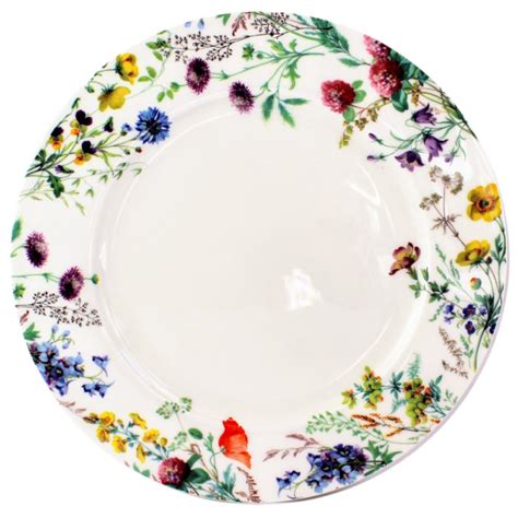 Field flowers 10" dinner plate - Rob Turner China Designs