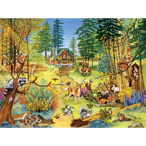 Forest Clearing 500 Piece Jigsaw Puzzle | Bits and Pieces