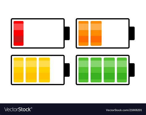 Battery charge level symbol icon design beautiful Vector Image