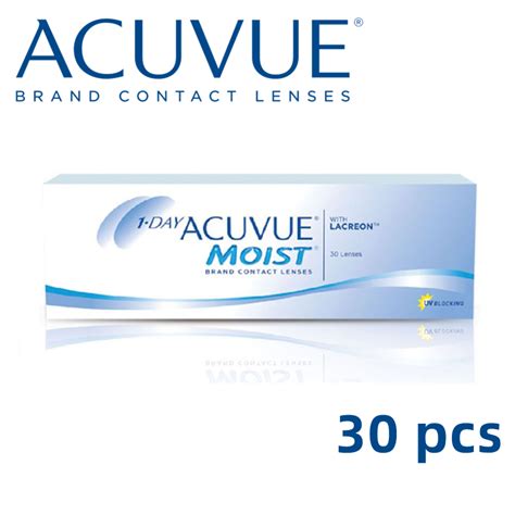 1 Day Acuvue Moist Daily Disposable Contact Lenses (30 pcs) - My Lens