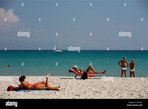 Poetto Beach, Cagliari, Sardinia, Italy Stock Photo - Alamy