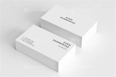 Simple Business Card Design · Graphic Yard | Graphic Templates Store