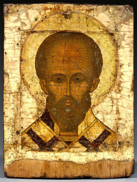 Portrait Icon of St Nicholas - Morsink Icon Gallery