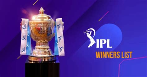 IPL Winners List & Runners-Up From 2008 To 2024 | Sportsest