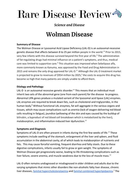 (PDF) Wolman Disease