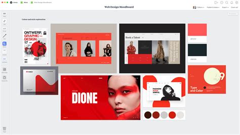 Web Design Moodboard Template & Example - Milanote