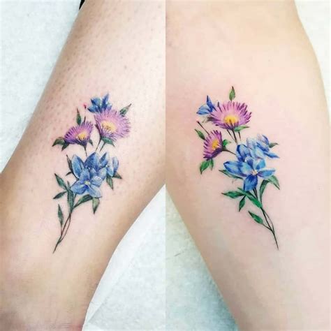 Top 53+ Best Aster Flower Tattoo Ideas - [2021 Inspiration Guide]