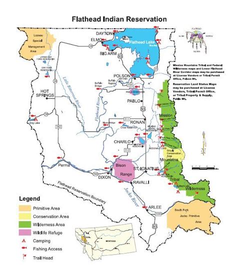 Flathead Indian Reservation Map | Indian reservation, Flathead lake, Trip