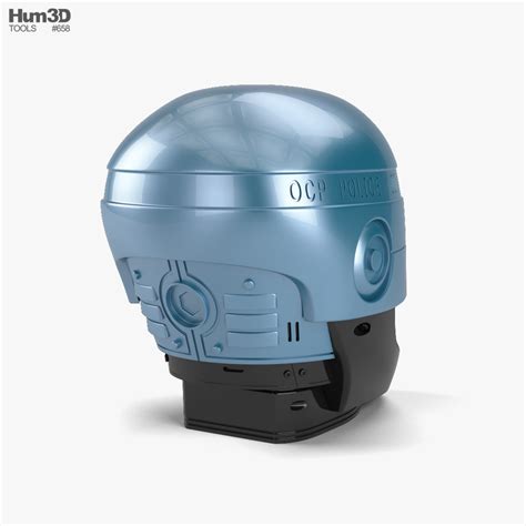 Robocop Helmet 3D model - Clothes on Hum3D