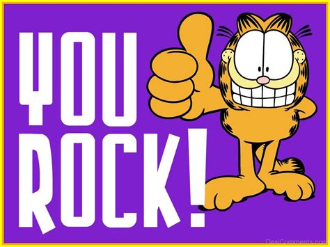 You Rock – Garfield - DesiComments.com