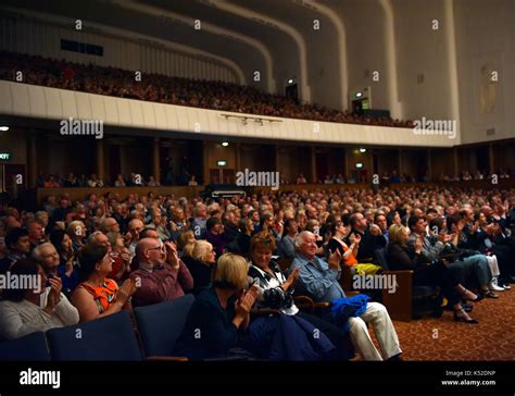 General view of the audience as the Royal Liverpool Philharmonic Orchestra perform during ...