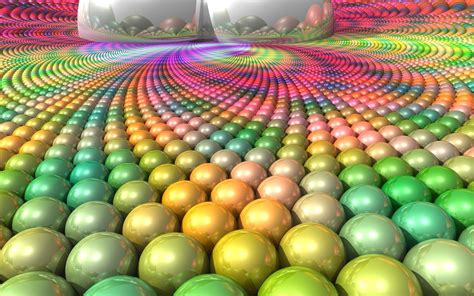 ball surface multi colored bright 3d colorful wallpaper | Fractal art ...