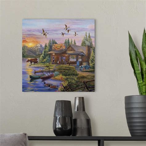 Sunset on the Lake Wall Art, Canvas Prints, Framed Prints, Wall Peels ...